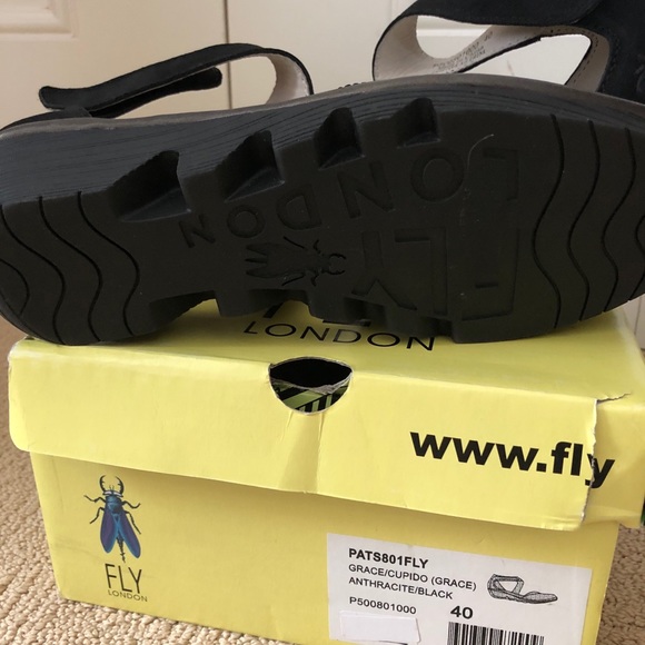 Fly London “Grace “wedge shoes for sale NEVER WORN - Picture 3 of 5